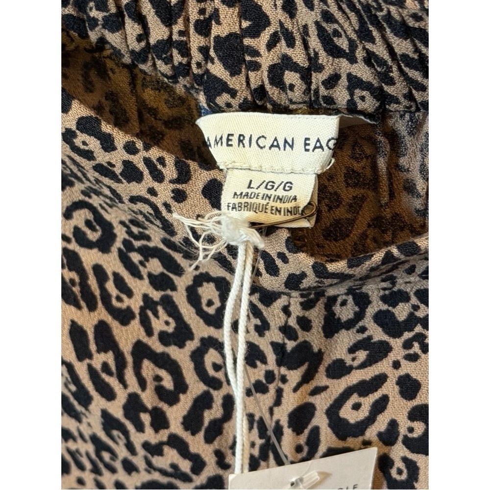 🖤🐆 NWT American Eagle Leopard Print Pull-On Shorts | Size L - Picture 8 of 13